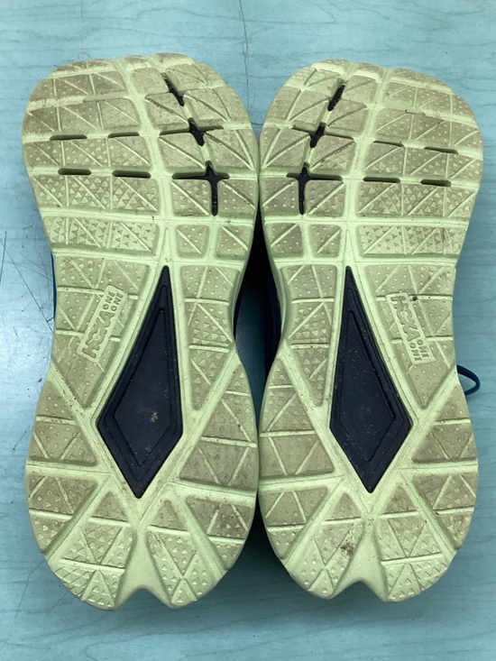 Hoka Men\'s Teal Athletic Running Shoes with Cream Soles main image 4